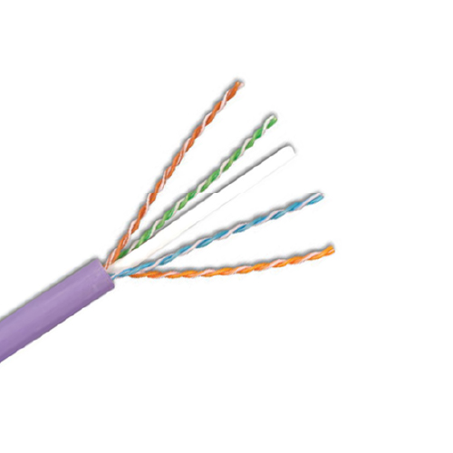 CABLE F/UTP CAT6A LSZH INTERIOR x305MTS, VIOLETA, COBRE (CERTIFICADO)